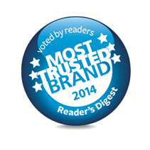 Most Trusted Brand 2014.
